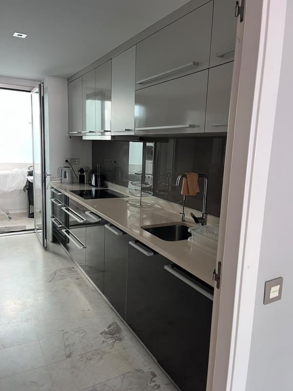 Kitchen · 2-bedroom apartment with pool, Playa d'en Bossa